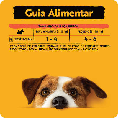 Ração Úmida Pedigree Sachê Cordeiro ao Molho para Cães Adultos de Raças Pequenas - Imagem 7