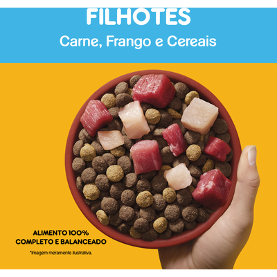 Ração Seca Pedigree para Cães Filhotes Raças Médias e Grandes - Imagem 4