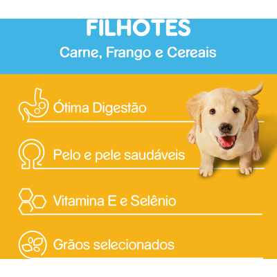 Ração Seca Pedigree para Cães Filhotes Raças Médias e Grandes - Imagem 5