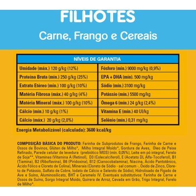 Ração Seca Pedigree para Cães Filhotes Raças Médias e Grandes - Imagem 6